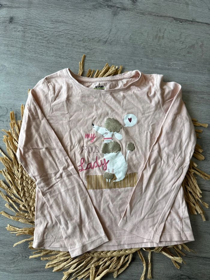 T shirt manches longues Kiabi 8 ans