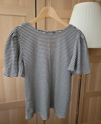 Blouse manches courtes à rayures Promod