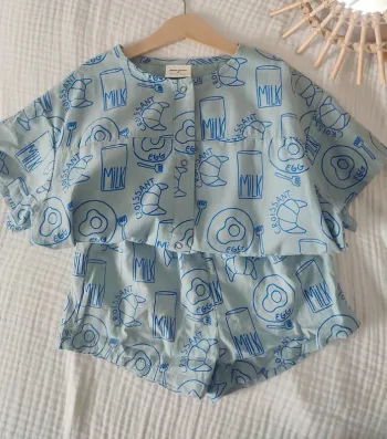Ensemble Gamin Gamine x Charlotte Janvier 6/7 ans unisexe tartine