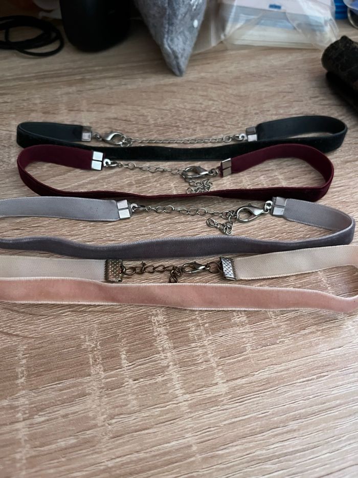 Lot bijoux ras-le-cou (9 colliers) - photo numéro 3