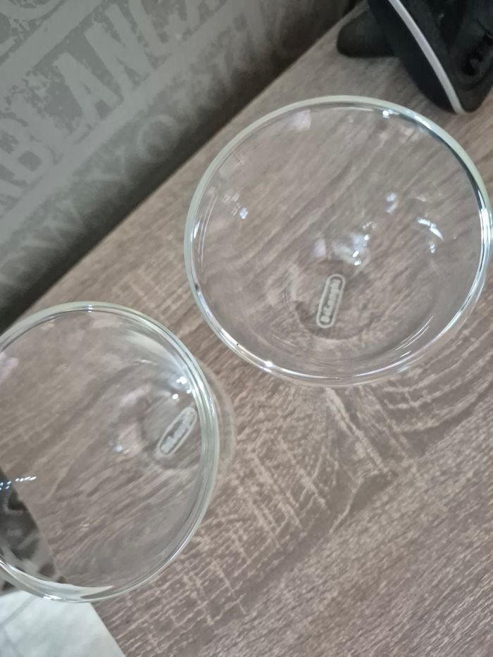Delonghi Lot de deux verres double paroi  cappuccino - photo numéro 3