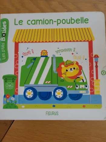Livre le camion-poubelle