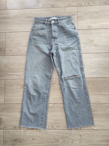 Jean taille haute Zara bleu taille XS 34 