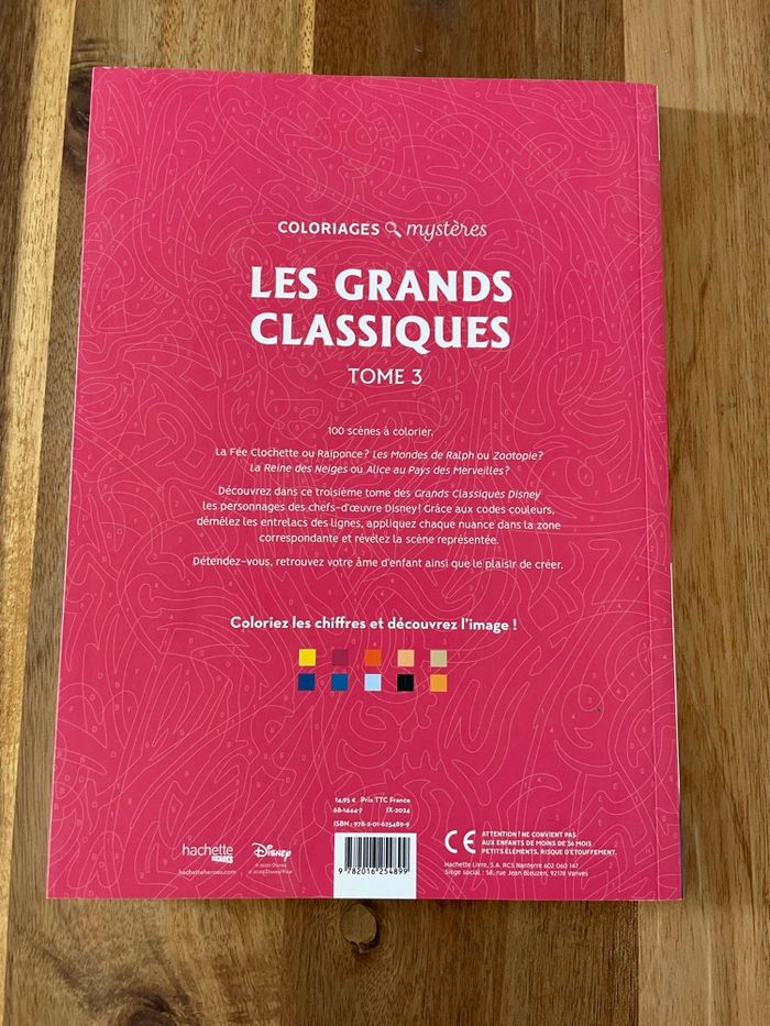 Coloriage mystère - Les Grands Classiques Tome 3 - photo numéro 6