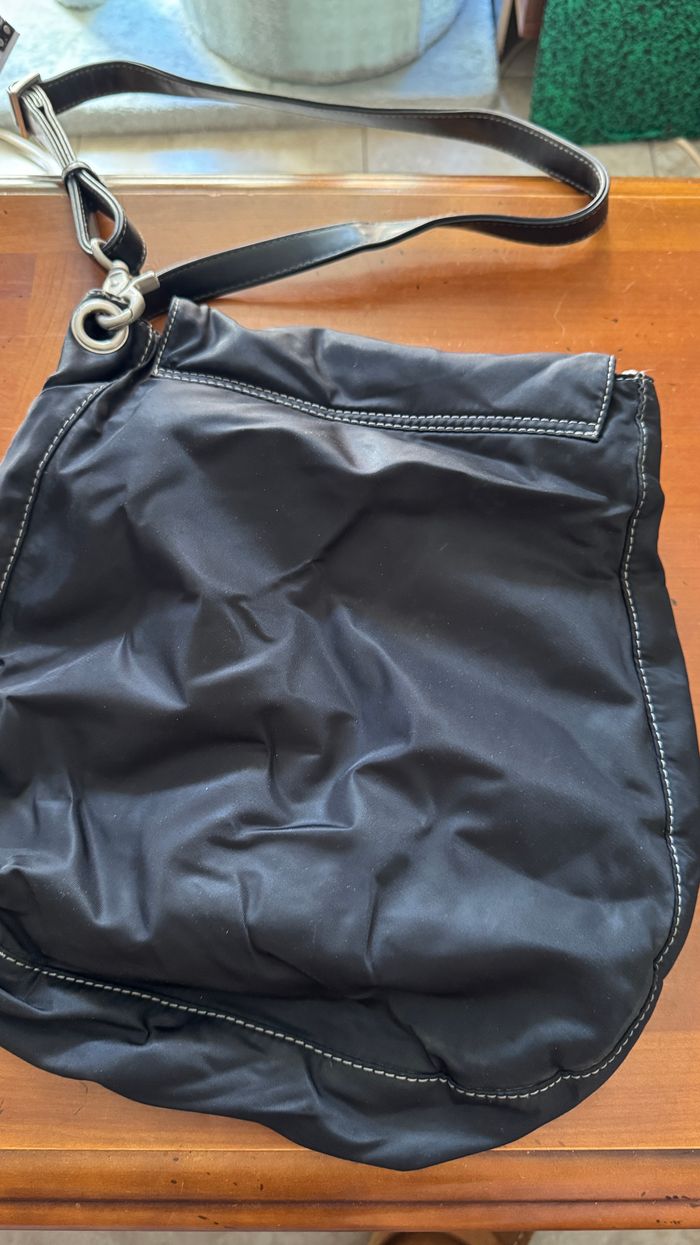Sac noir en tissus - photo numéro 6
