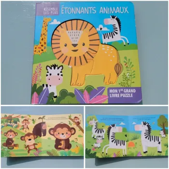 Livre puzzle 🦒 Étonnants Animaux 🦓