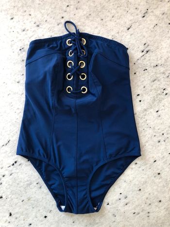 Maillot de bain 1 pièce bustier marine Venus