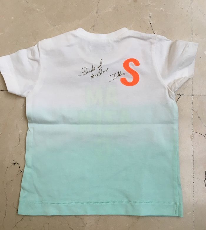 T-shirt IKKS manches courtes bébé 6 mois - photo numéro 2