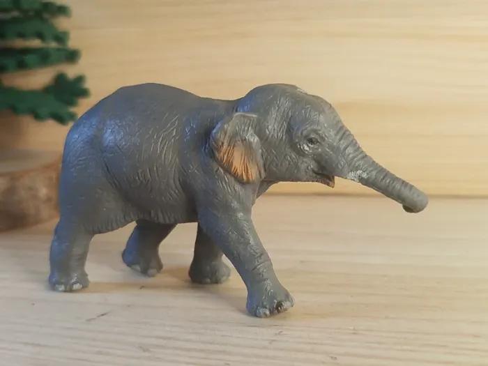 PAPO éléphanteau d'Asie Figurine Animal de la savane - photo numéro 2