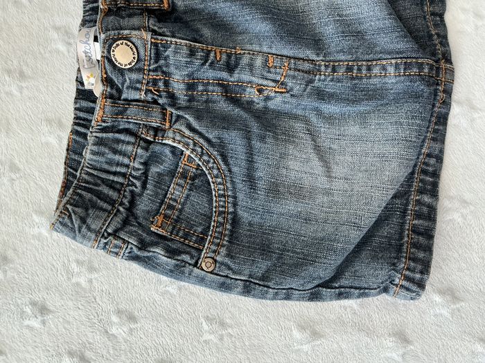 jupe en jean bleu taille élastique 18 mois kitchoun - photo numéro 6