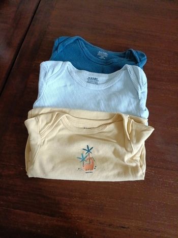 Lot 3 body bébé garçon