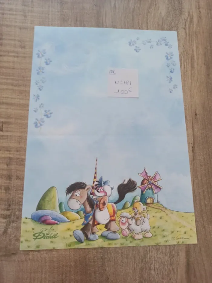 Papier à lettre Diddl 181 1,00€
