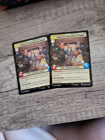 Cartes Star Wars Unlimited Équipe de chasseurs de primes