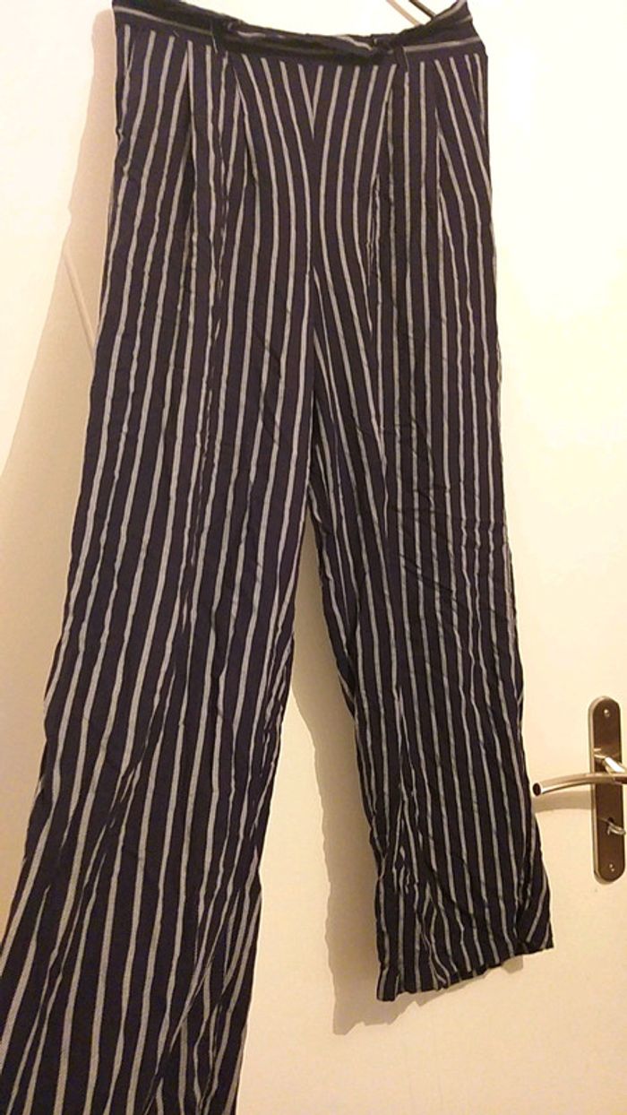 Pantalon large été