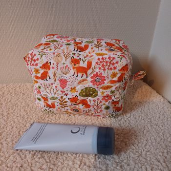 Trousse toilette enfants thème renard 🦊