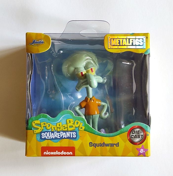Carlo Tentacule - Bob l'Éponge - Nickelodeon - Metalfigs - Figurine Métal / Die-Cast 6cm