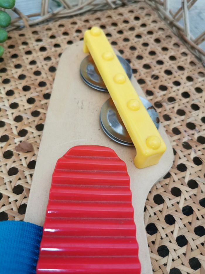 🌺Grande Guitare bois musique activité jouet enfant xylophone tambour cymbal - photo numéro 5
