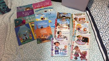 Gros lot 17 livres enfant fleurus dolphino mac do