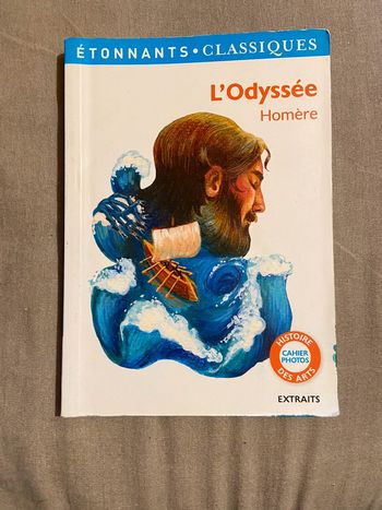 Livre l’odyssée Homère