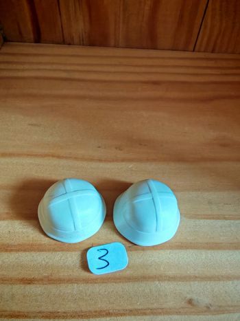 Playmobil vintage 2 chapeaux blanc 3782 3258