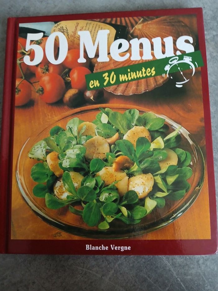 50 menus en 30 minutes