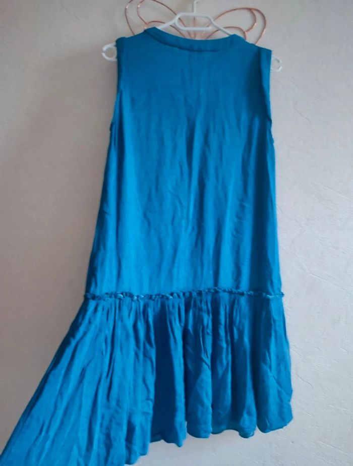 Jolie robe couleur jeans , robe d'été Naf Naf 💖 taille 38 - photo numéro 5