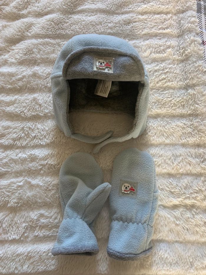 Ensemble bonnet moufle 2/5ans