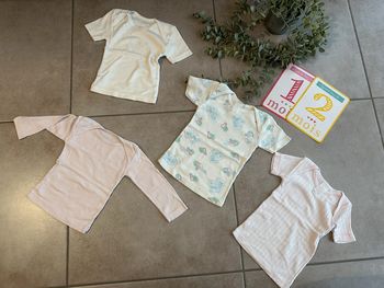 Lot maillot corps 12 mois