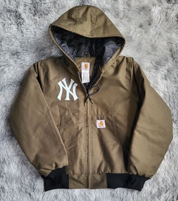 🧥🖤 Magnifique Blouson Carhartt Rework – New York Yankees – Taille S 🤍🧥