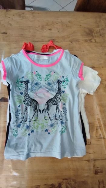Lot de 7 t-shirts fille 6 ans