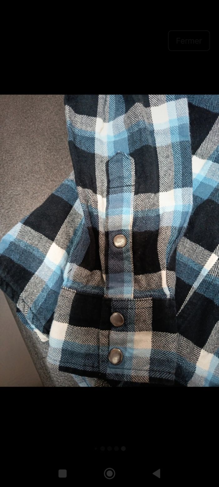 Lot de 2 chemises a carreaux - photo numéro 6