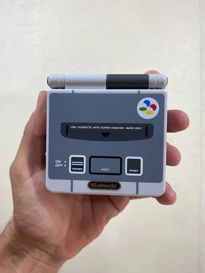Game Boy Advance SP Super Famicom – Écran AGS-101 rétro-éclairé 🇯🇵 - photo numéro 3