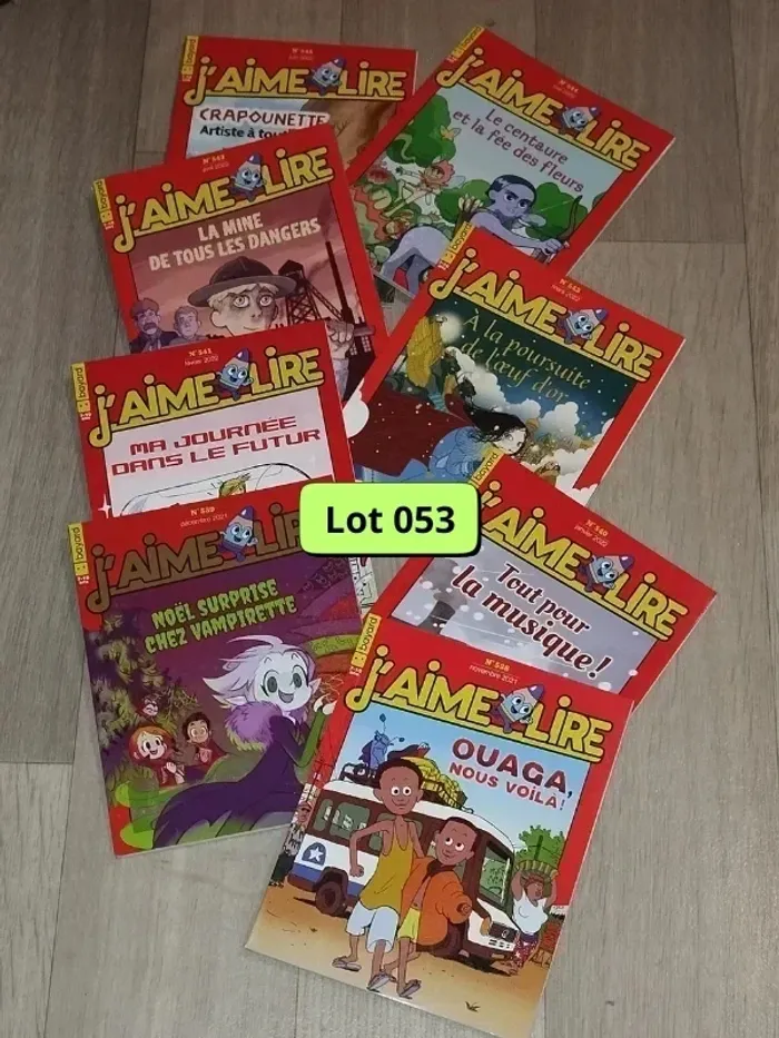Lot de 8 magazines J’aime lire année 2021-22 L053 - photo numéro 2