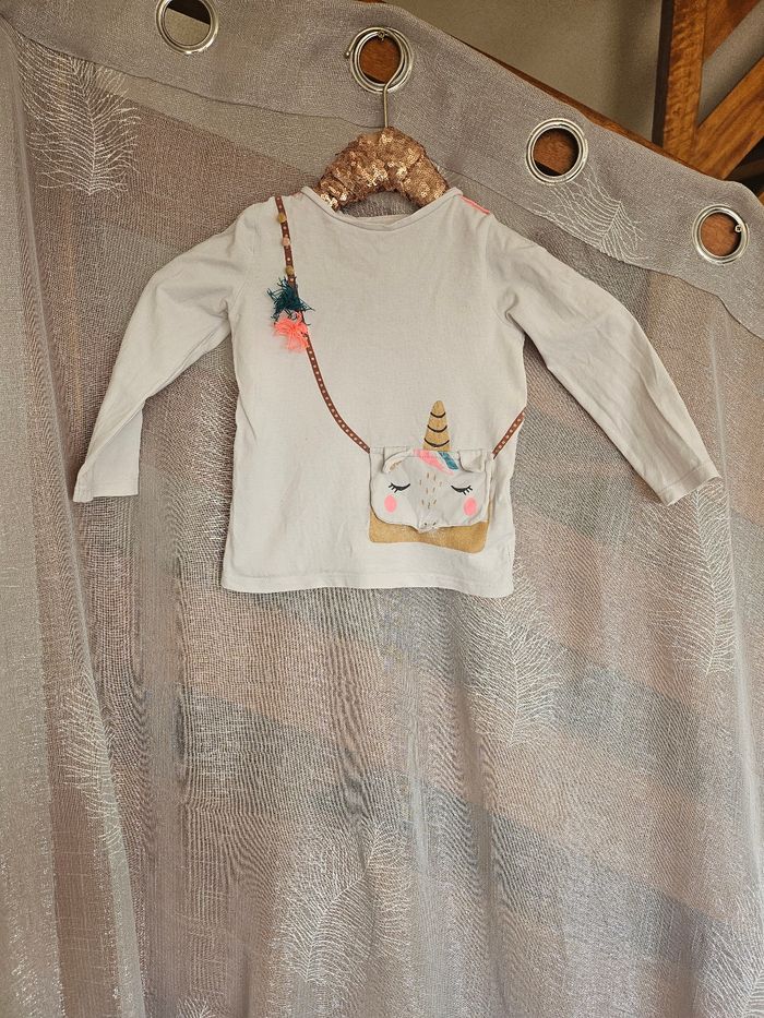 Tee shirt à manches longues pour fille - photo numéro 4