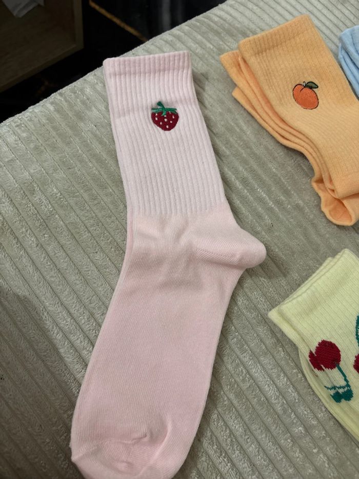 Chaussette longue fruit - photo numéro 2