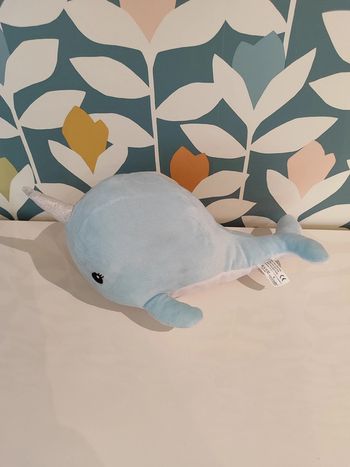 Peluche narval baleine