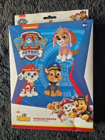 Pat'Patrouille Hama 7966 - Perles à repasser Chase,skye et  Marshall  Paw Patrol