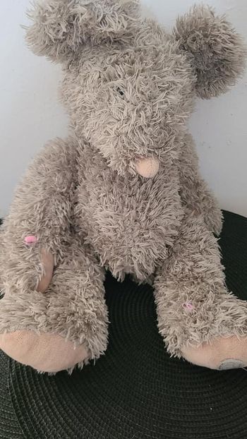 Moulin roty collection Vite un câlin peluche doudou Zoé souris gris