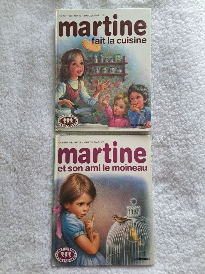 Lot de 2 livres Martine