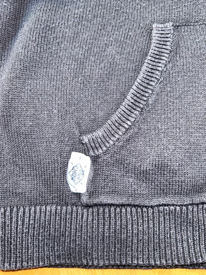 Pull sweat gilet zippé à capuche garçon Kiabi - photo numéro 3