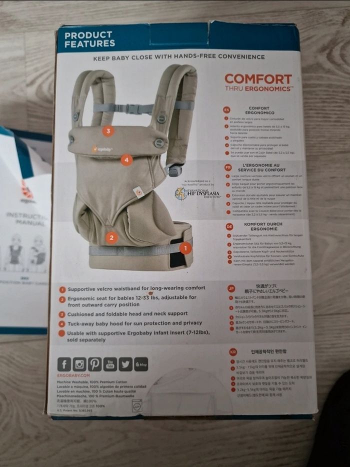 Ergobaby baby carrier 360 portage 4 positions - photo numéro 6