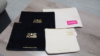 Lot de 4 pochettes Sephora