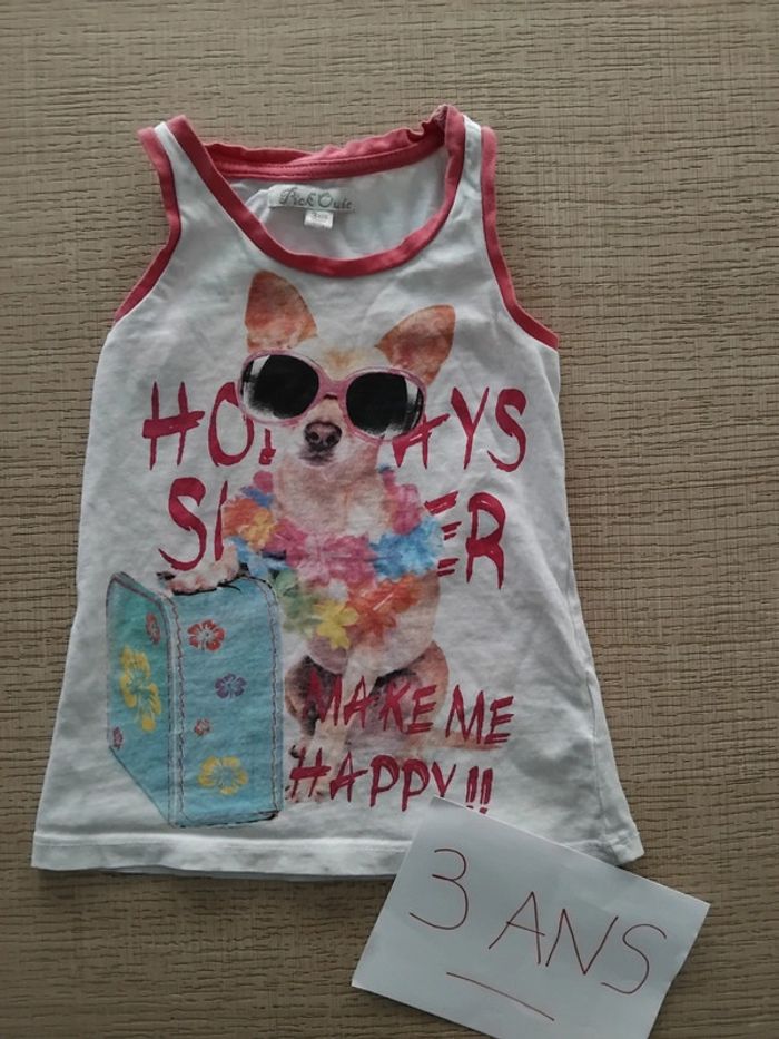 Débardeur 3 ans
