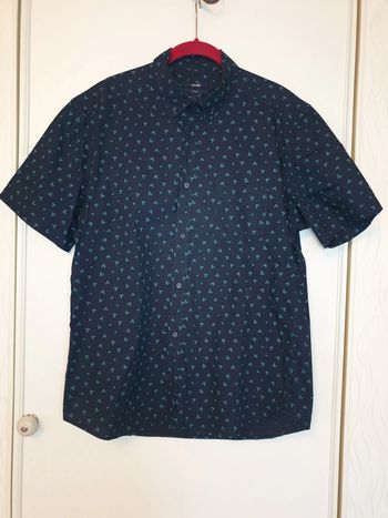 Chemisette bleu motifs, Kiabi, TL