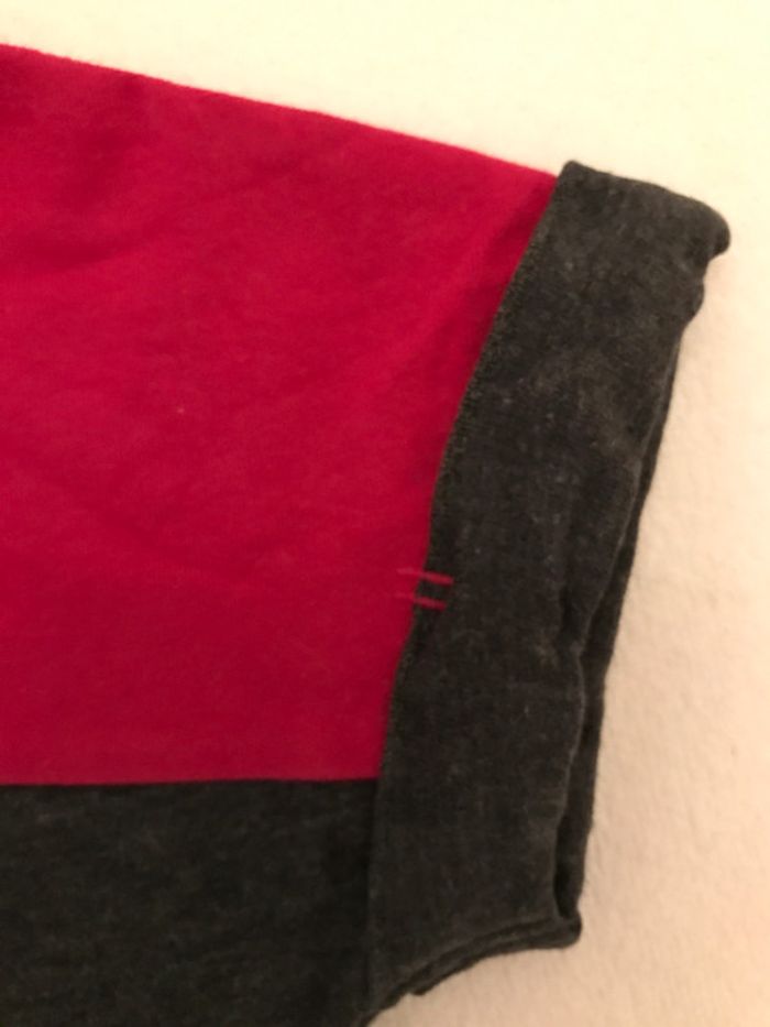 Tee-shirt anthracite & fushia manches courtes - photo numéro 3