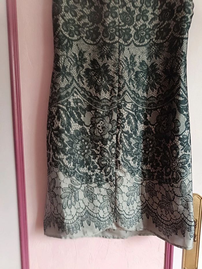 Robe grise à motifs Camaïeu T.38 - photo numéro 8