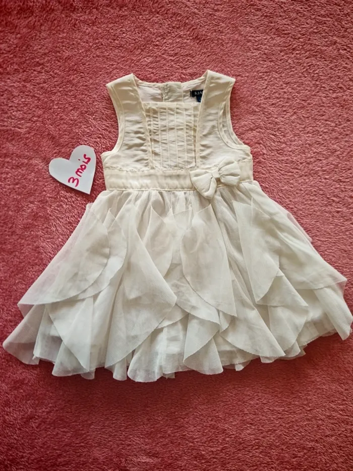 Robe blanche baptême cérémonie - photo numéro 2