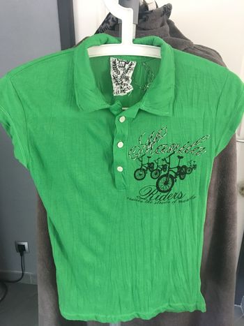 Débardeur léger vert à perle