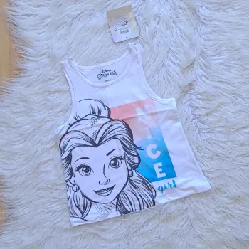 Tee-shirt sans manche 4-5 ans Disney princesse