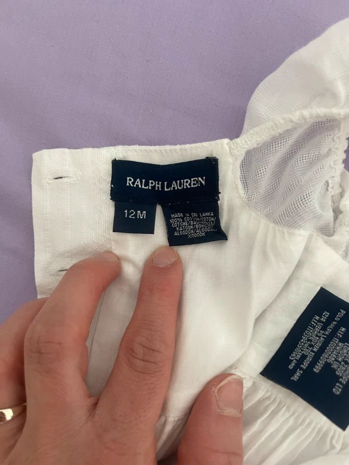 Sublime Robe blanche Ralph Lauren - photo numéro 4
